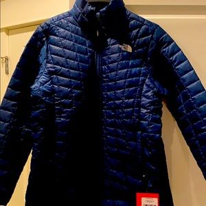 NWT North Face Navy Blue Thermoball Jacket